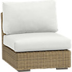 Newport Modular Armless Chair with Cushions (includes one seat and one back cushion)