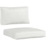Sunbrella® White Sand Modular Armless Chair Cushions
