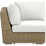 Newport Modular Corner with Sunbrella® White Sand Cushions