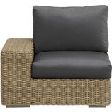 Newport Modular Left Arm Chair with Sunbrella® Charcoal Cushions