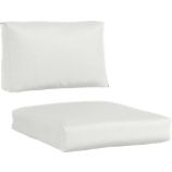 Sunbrella® White Sand Modular Chair Cushions