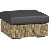 Newport Ottoman with Sunbrella® Charcoal Cushion