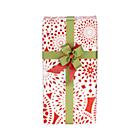 Red and White Nordic Snowflake Gift Wrap.