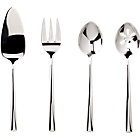 Oona 4-Piece Serving Set: pastry server, serving fork, serving spoon and pierced serving spoon.