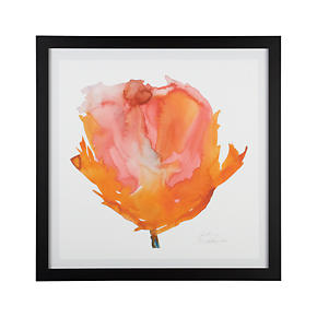 Orange Poppy Print