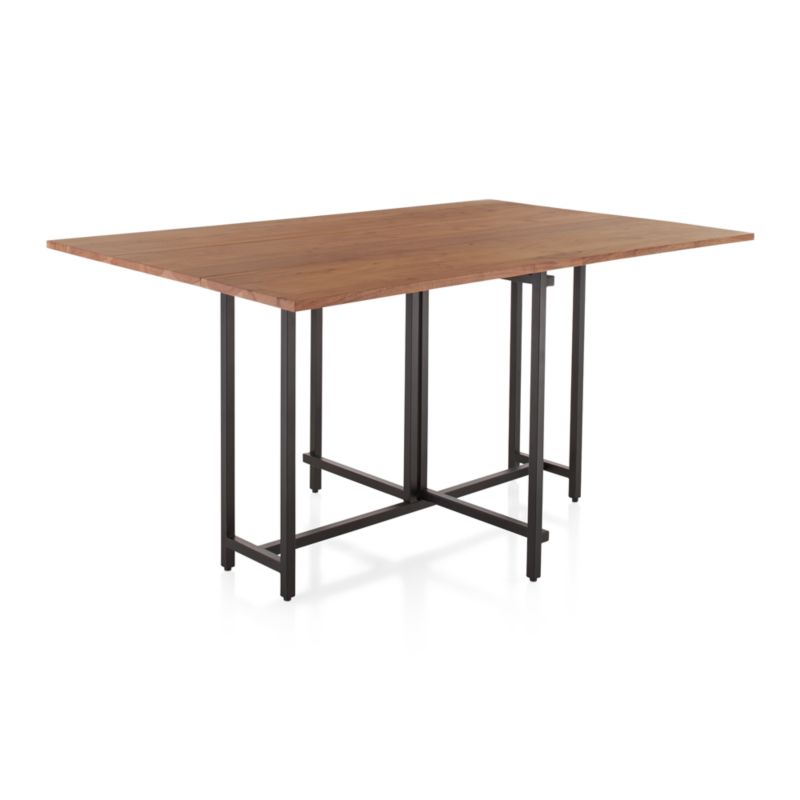 Origami Drop Leaf Dining Table in Dining Tables Crate and Barrel