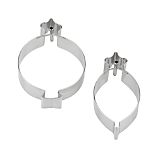 2-Piece Ornament Cookie Cutter Set