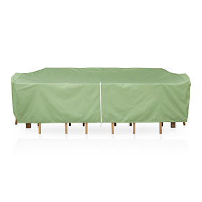 Large Rectangular Table/Chairs Outdoor Furniture Cover with Umbrella Option