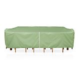 Large Rectangular Table/Chairs Outdoor Furniture Cover with Umbrella Option