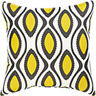 La Mer White Outdoor Pillow.