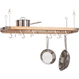 Large Maple Ceiling Pot Rack