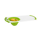 Board with Colander. 22.5"Wx12"D (8"diax10"H colander).