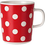 Marimekko Pallo Red and White Mug