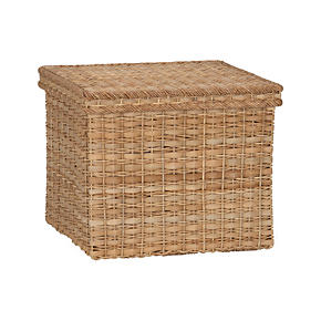 Palma Large Square Lidded Basket