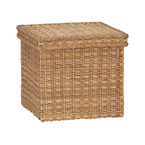 Palma Small Square Lidded Basket