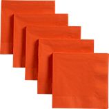 Set of 50 Orange Cocktail Napkins