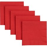 Set of 50 Red Cocktail Napkins