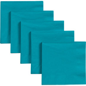 Teal Cocktail Napkins Set of 50