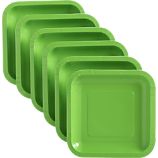 Set of 18 Lime Deep Paper Plates