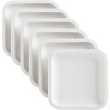 Set of 18 White Deep Paper Plates