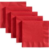 Red Lunch Napkins Set of 50