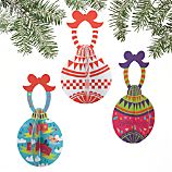 Set of 3 Paper Ornaments