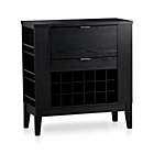 Parker Spirits Cabinet. (45.5"Wx16"Dx37.25"H with leaves open);