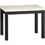 Parsons 20x30 Side Table with Travertine Top