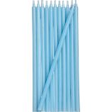 Set of 12 Aqua Party Candles