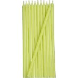 Set of 12 Green Party Candles