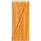 Set of 12 orange party candles. .19"dia.x6"H