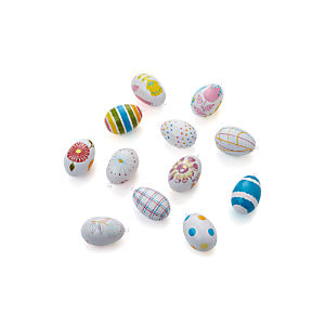 Pastel Design Eggs Set of 12