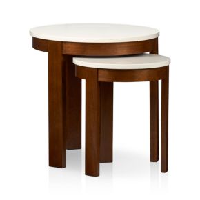 Set of 2 Pastis Nesting Side Tables Set of 2 Pastis Nesting Side Tables