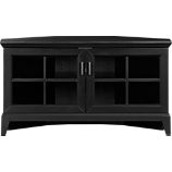 Paterson Black 48" Corner Media Console