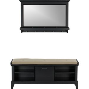 Kavari Bench with Cushion in Entryway Benches | Crate and Barrel