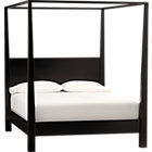 Pavillion Black Canopy Queen Bed.