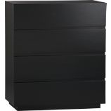 Pavillion Black 4-Drawer Chest