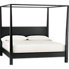 Pavillion Black Canopy King Bed.