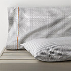 Set of two Pebble standard pillowcases.