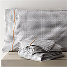 Pebble Full Sheet Set.Includes one flat sheet, one fitted sheet and two standard pillowcases.