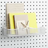 three by three® Peggy White Mesh Bin