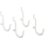 three by three® Peggy White Simple Hooks Set of Four