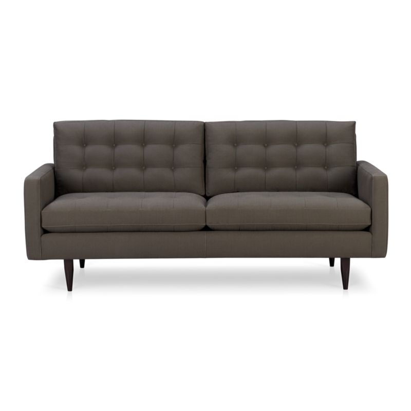 Petrie Apartment Sofa Graphite Crate and Barrel