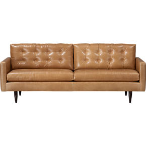 Petrie Leather 86 Sofa