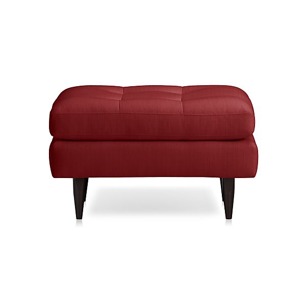 Petrie Ottoman Snow Crate and Barrel