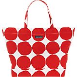 Marimekko Pienet Kivet Opaali Red and White Bag