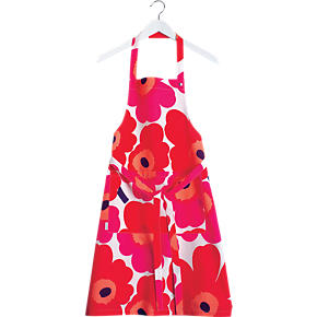 Marimekko Pieni Unikko Red Apron
