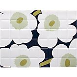 Marimekko Pieni Unikko White and Black Placemat