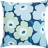 Marimekko Unikko Pieni Turquoise 20" Pillow