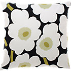Marimekko Pieni Unikko White Pillow. 20" sq.